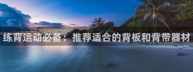 征途国际集团官网首页网址：练背运动必备：推荐适合的背