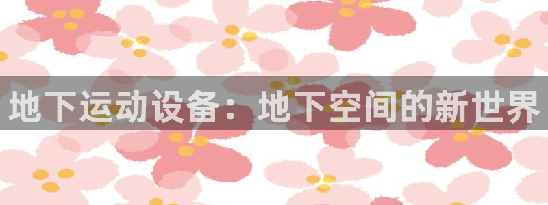 征途国际集团官网：地下运动设备：地下空间的新世界